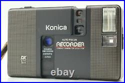 Near Mint Konica Recorder Half Frame 35mm Point & Shoot Film Camera from JAPAN