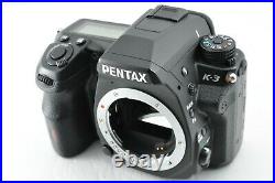 Near Mint in Box sc9549 Pentax K-3 24.35MP APS-C Digital SLR from Japan #1432