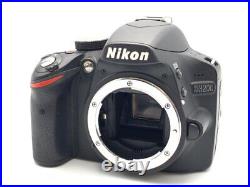 Near mint Nikon D3200 DSLR Camera Body Black From JAPAN