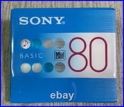 New SONY Mini Disc for Recording (MD) BASIC 80 Minutes × 50 Pieces from Japan
