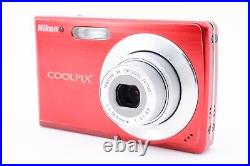Nikon COOLPIX S200 7.1MP Compact Digital Camera Red Excellent from Japan
