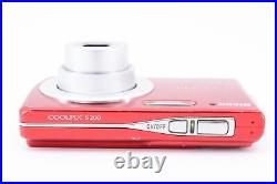 Nikon COOLPIX S200 7.1MP Compact Digital Camera Red Excellent from Japan