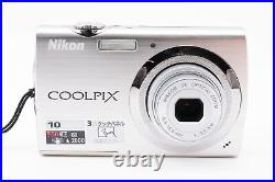 Nikon COOLPIX S230 10.0MP Digital Camera Solid silver Excellent++ From JAPAN
