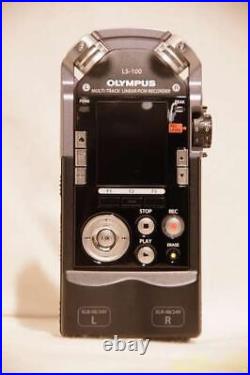 Olympus LS-100 Multi-Track Linear PCM Recorder (Black) Good Condition From Japan