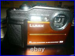 Panasonic Compact Digital Camera LUMIX FT7 4K Orange DC-FT7-K Exhibit From JAPAN