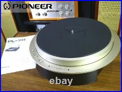 Pioneer MU-70 Record Player Turntable unit Vintage Rare USED PL-70 From Japan