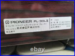Pioneer PL-30L II Direct Drive Record Player Turntable Used From Japan F/S RSMI