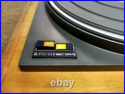 Pioneer XL-1550 Direct Drive Stereo Record Player Turntable Used From Japan