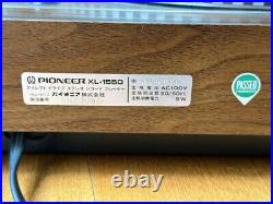 Pioneer XL-1550 Turntable Stereo Record Player Direct Drive from japan