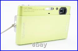 RARE COLOR Sony Cyber-shot DSC-T77 Green Digital Camera Exc++ From Japan E1077