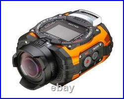 RICOH Waterproof Action Camera WG-M1 OR 08286 Orange from Japan FedEx F/S Used