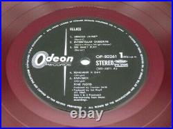 Rare Red Vinyl LP RELICS Pink Floyd 1971 Original ODEON OP-80261, from Japan