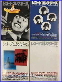 Record Collectors Japanese Music Magazine 4-volume set The Beatles from Japan