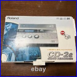 Roland CD-2e Digital Recording SD/CD Recorder with Box Manual From Japan used