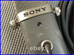 SONY C-38B Multi-Pattern Condenser Microphone Operation confirmed From Japan F/S
