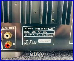 SONY DTC-500ES DAT Digital Audio Tape Recorder Player Working from Japan F/S