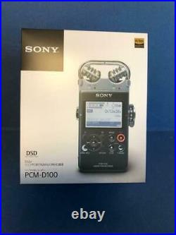 SONY PCM-D100 Linear PCM Recorder 32GB Hi-Res Portable From Japan FedEx DHL NEW
