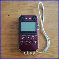 SONY PCM-M10 Red Audio Liner PCM Recorder From Japan F/S Good Condition