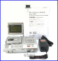 SONY Portable MD recorder MZ-R5ST F Operation has been confirmed From Japan