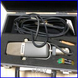 Sony C-38B C38B As-Is Multi-Pattern Condenser Microphone with Case From Japan
