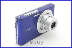 Sony Cyber-shot DSC-W610 14.1MP Blue Digital Camera From JAPAN Near MINT