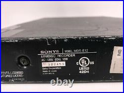 Sony MDS-E12 MiniDisc Playback Recorder Pro MD Deck from Japan