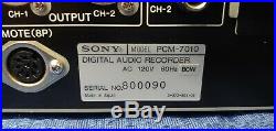 Sony PCM-7010 Digital Audio Recorder from a radio station