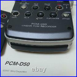 Sony PCM-D50 Linear PCM recorder 4GB Operation confirmed from Japan