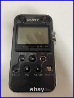 Sony PCM-M10 Portable Audio Linear PCM Recorder Black from Japan as is item