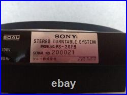 Sony PS-20FB turntable record player from JAPAN USED