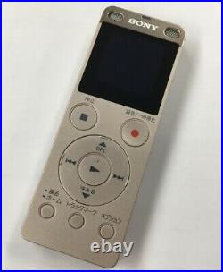 Sony Stereo IC Recorder ICD-UX560F Gold 4GB from Japan With Tracking