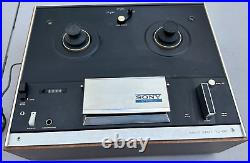 Sony Stereo TC-155 Reel to Reel Tapecorder Solid State From Japan