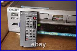 Sony WV-H5 VHS Video Deck Player Recorder HI8 High Eight Stereo USED From Japan