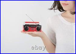 TAKARA TOMY SHOWA MINI RADIO CASSETTE RECORDER (BOOMBOX) Toy NEW from Japan