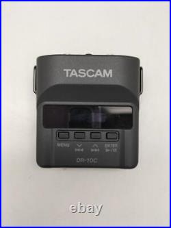 TASCAM DR-10C PCM Recorder From Japan in Good Condition Black Color
