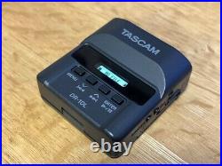 TASCAM DR-10L? Black Portable Digital Audio Recorder pin microphone from japan