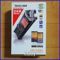 TASCAM Linear PCM Recorder DR-22WL VER2-J From Japan New