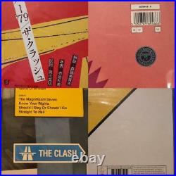 THE CLASH Joe Strummer autographed analog record vinyl set of 4 from Japan