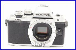 TOP MINTOlympus OM-D E-M10 Mark II Silver Lens from Japan 2054