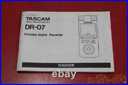 Tascam DR-07 Digital Voice Recorder Portable Black used from japan