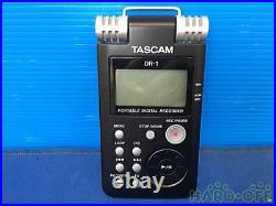 Tascam DR-1 Portable Digital Recorder Black in good condition from Japan Used