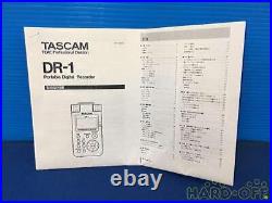 Tascam DR-1 Portable Digital Recorder Black in good condition from Japan Used