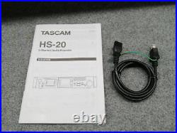 Tascam HS-20 Two-channel Solid-State Recorder/Player Used Tested From Japan F/S
