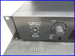 Tascam MD-350 Mini Disc Player Recorder MD Deck sliver Tested From Japan