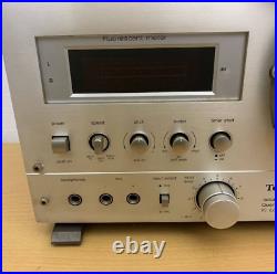 Technics RS777 Stereo tape deck Rotate silver From Japan Used