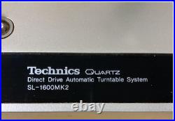 Technics SL-1600MK2 Record Player Automatic Turntable From Japan Used