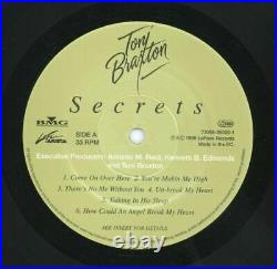 Toni Braxton Secrets 1996 LP EU Original Babyface R. Kelly From Japan FedEx