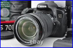 Top Mint sc267(0%) Canon EOS 70D 20.2MP Digital 18-135mm Kit from Japan #1695
