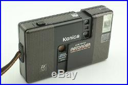 UNUSEDKonica RECORDER BLACK Half Frame 35mm Film Camerat from JAPAN #518