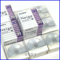 UNUSED Sony Neige 80 a lot 65 set MD MiniDiscs Recordable From Japan TGK